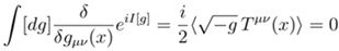 Schwinger-Dyson equation for gravitational field